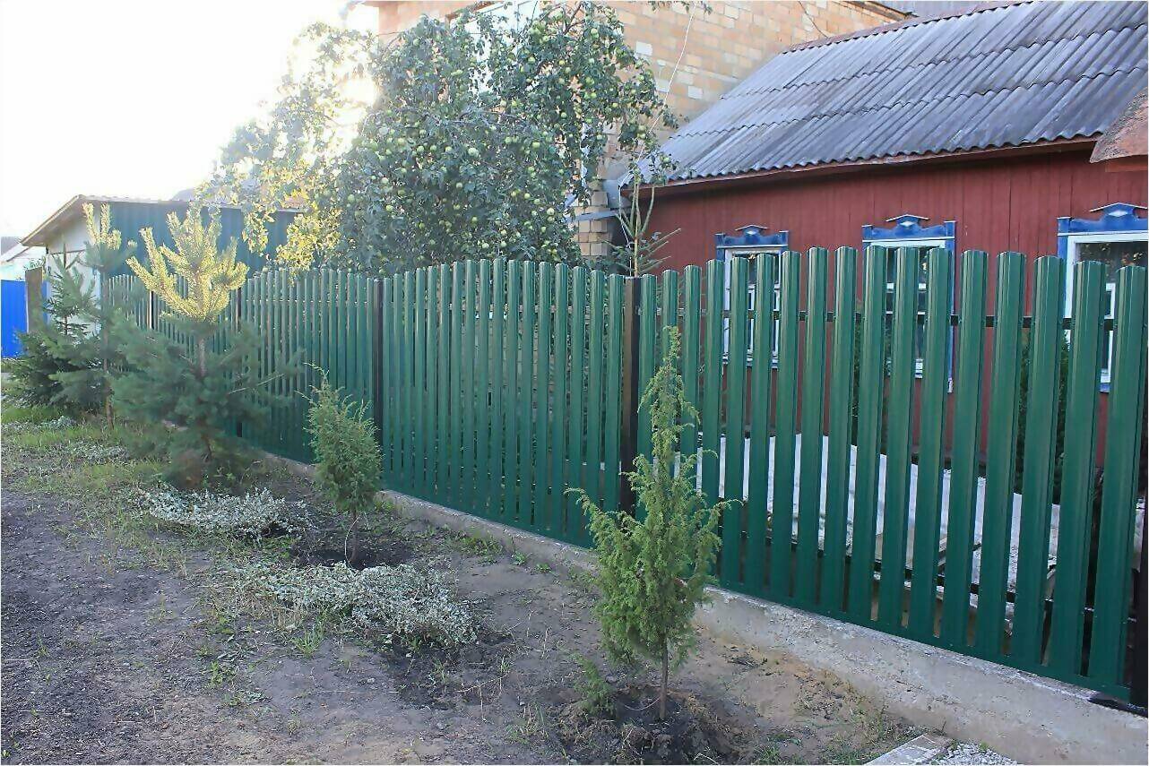 Забор из штакетника 60м фото1 в Челябинске