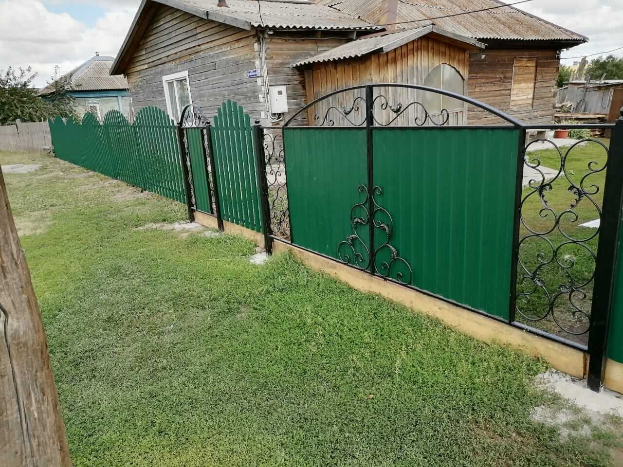 забор из штакетника Зеленый Мох фото5 в Челябинске