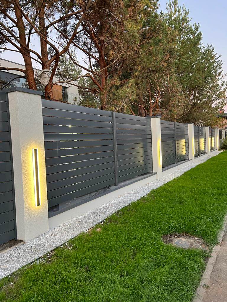 Забор-ранчо из металлопланкена 36м RAL7024 Серый Графит фото 13 в Челябинске