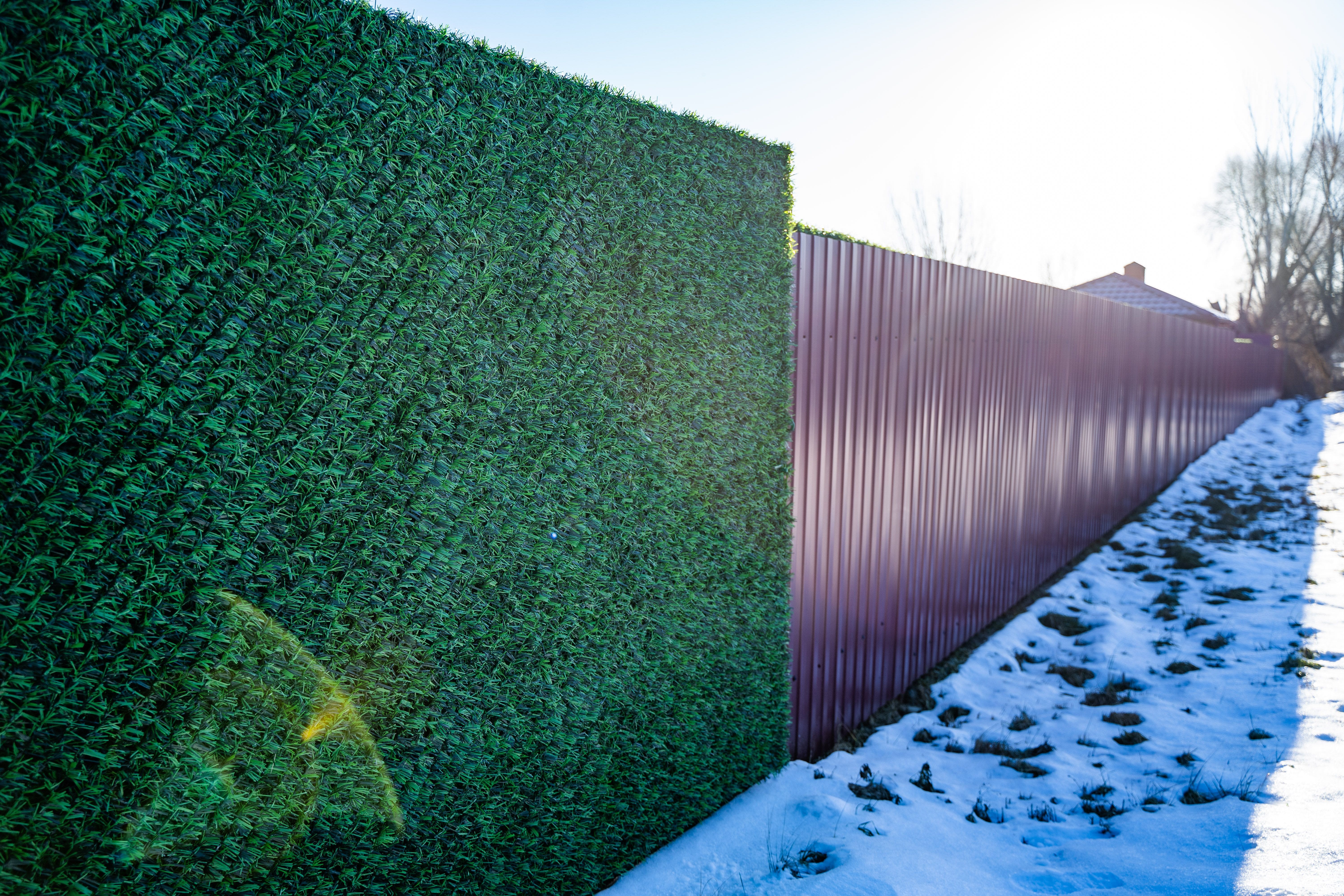 Вечнозеленый забор Grass Fence рулон 2м фото 11 в Челябинске