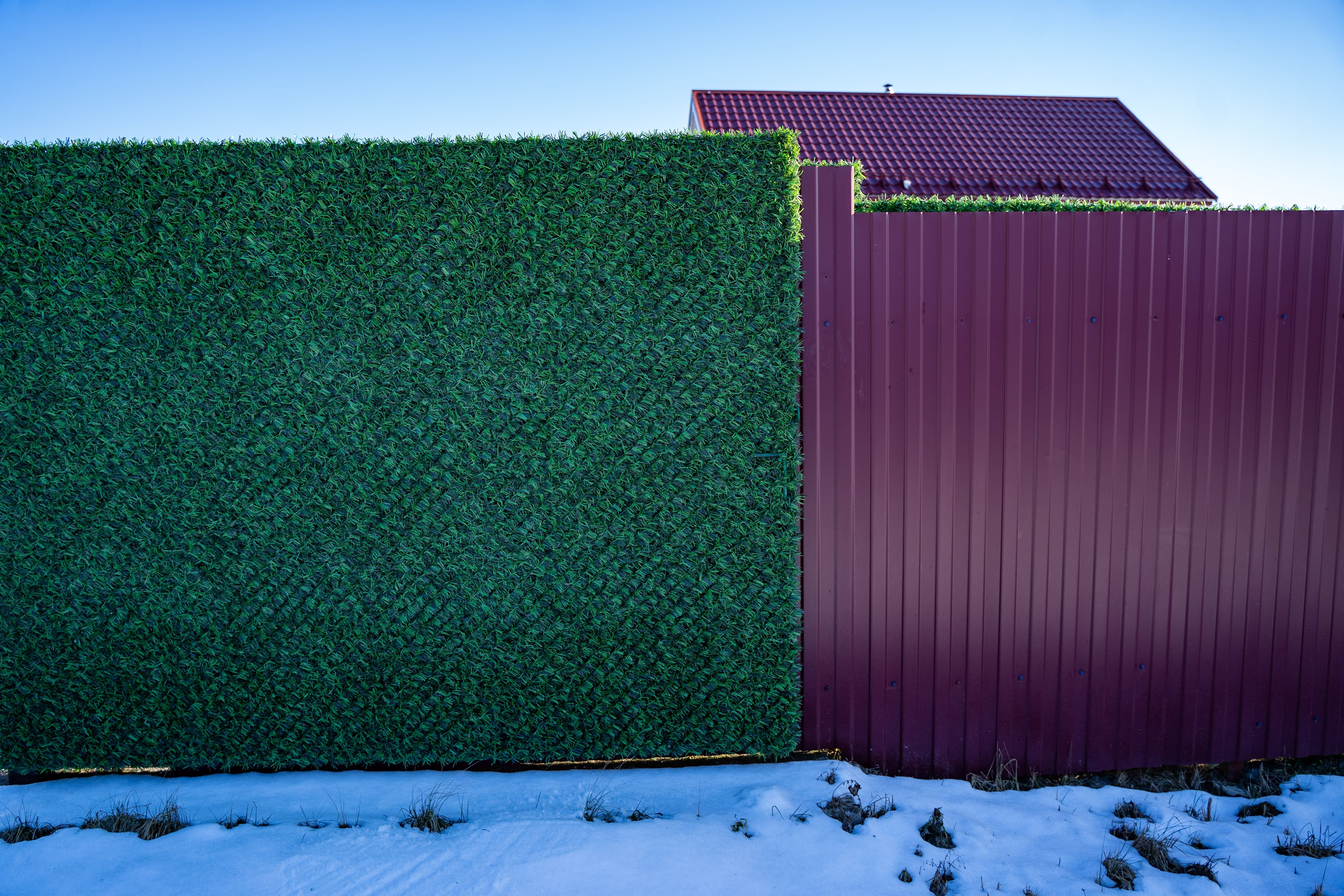 Вечнозеленый забор Grass Fence рулон 2м фото 2 в Челябинске